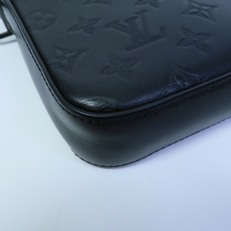 LOUIS VUITTON Monogam Shadow Dou Messenger Bag肩背袋-11