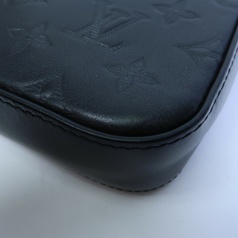 LOUIS VUITTON Monogam Shadow Dou Messenger Bag肩背袋-13