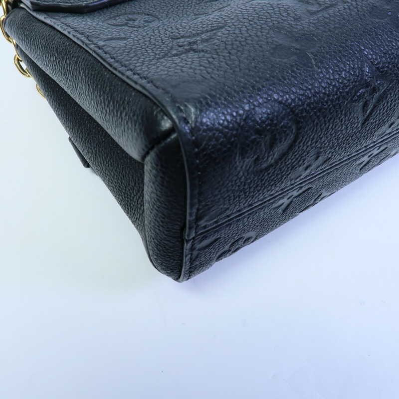 LOUIS VUITTON Monogram Empreinte Vavin BB鏈帶肩背袋-10