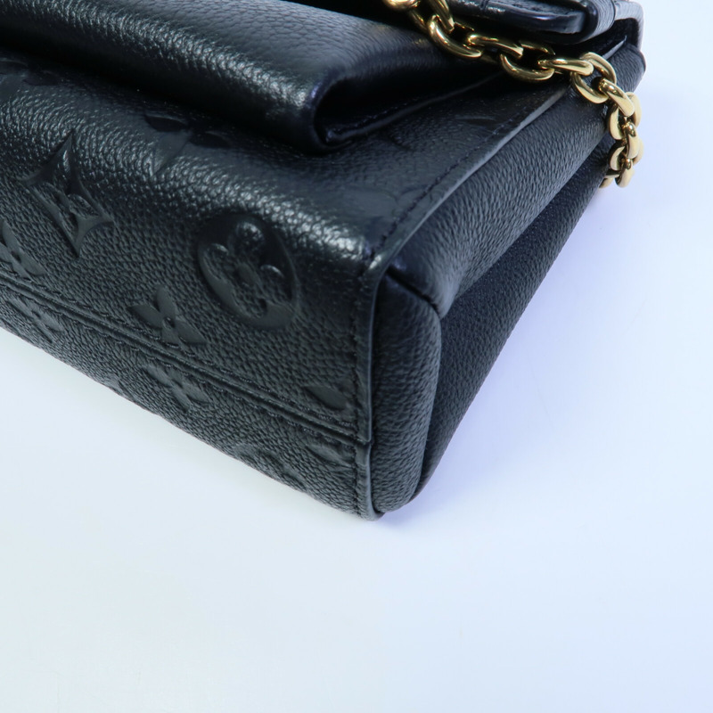 LOUIS VUITTON Monogram Empreinte Vavin BB鏈帶肩背袋-12