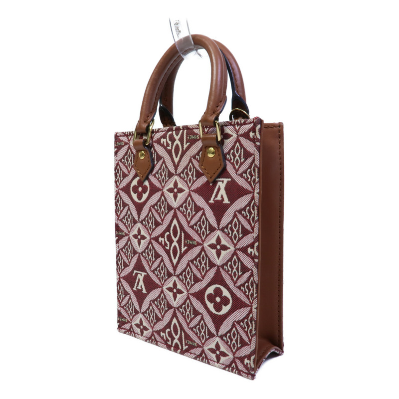 LOUIS VUITTON Monogram Jacquard Petit Sac Plat(Since 1854)手挽肩背兩用袋-2