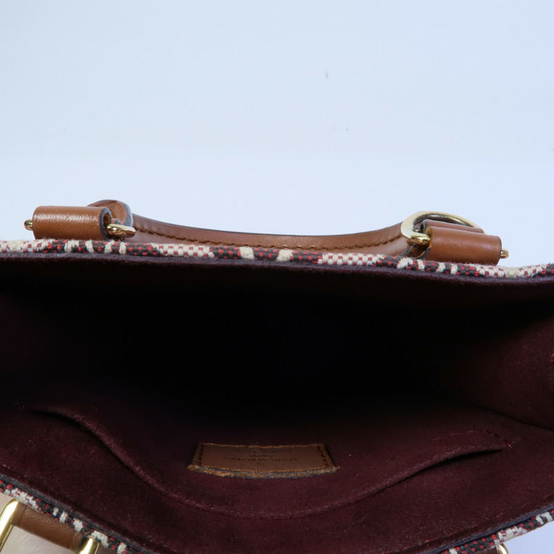 LOUIS VUITTON Monogram Jacquard Petit Sac Plat(Since 1854)手挽肩背兩用袋-4