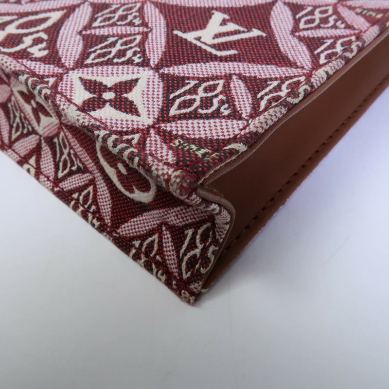 LOUIS VUITTON Monogram Jacquard Petit Sac Plat(Since 1854)手挽肩背兩用袋-10