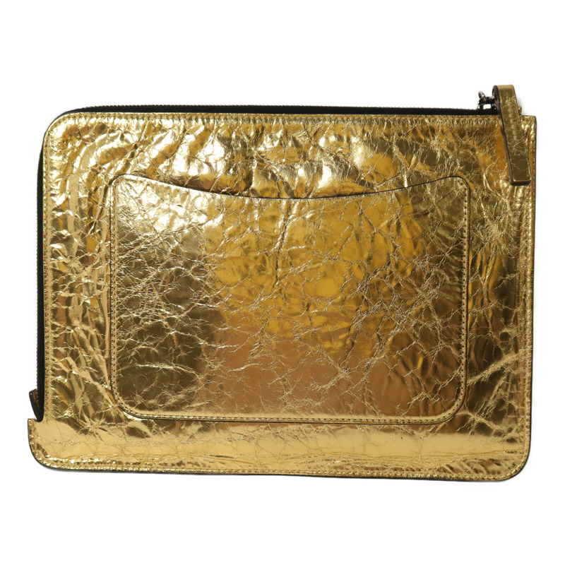 CHANEL 羊皮皮革Feministe Mais Feminine Pouch手拿包-1