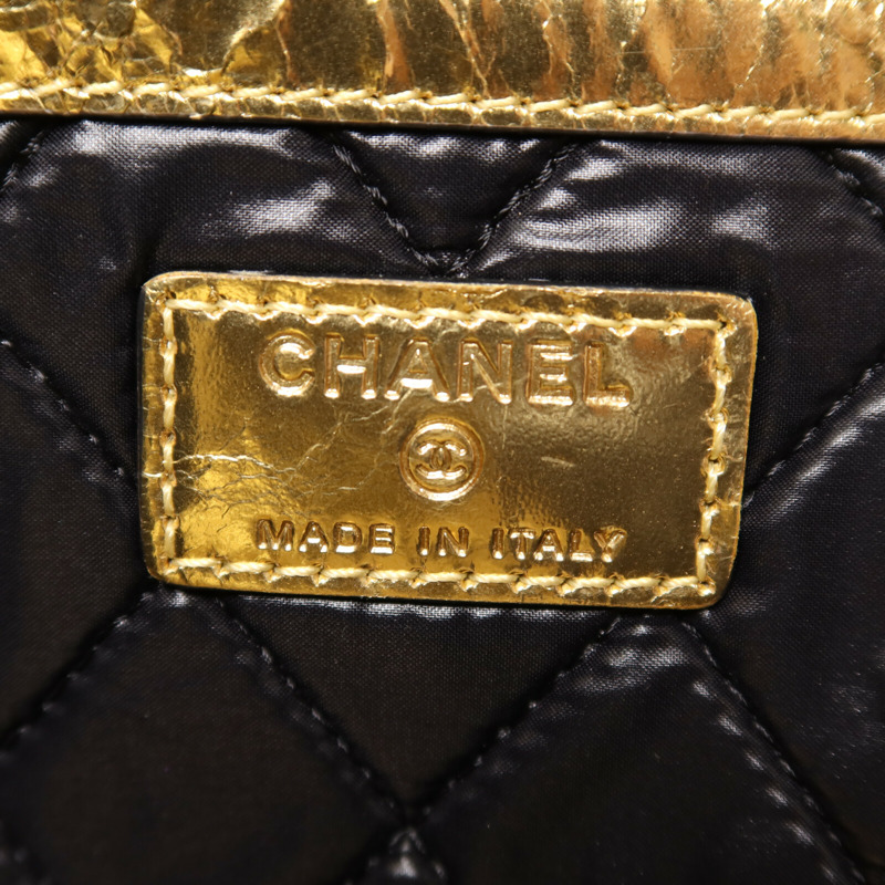 CHANEL 羊皮皮革Feministe Mais Feminine Pouch手拿包-5