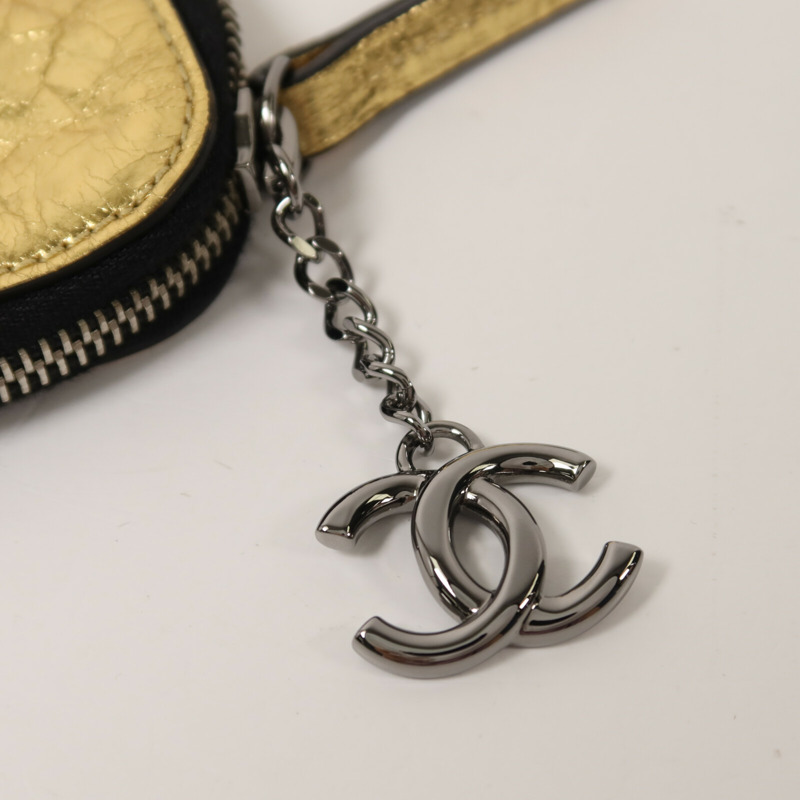 CHANEL 羊皮皮革Feministe Mais Feminine Pouch手拿包-7