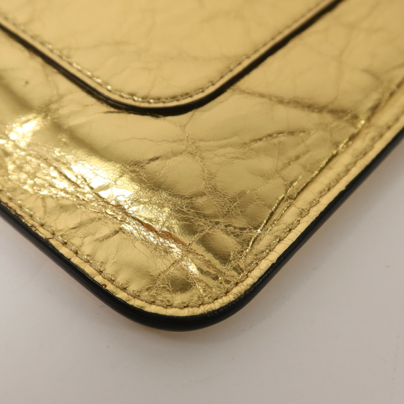 CHANEL 羊皮皮革Feministe Mais Feminine Pouch手拿包-14