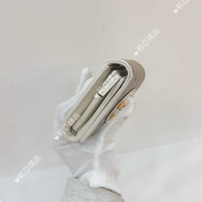 莉亞精品♡ Gucci 1955對開短夾 二手美品-4