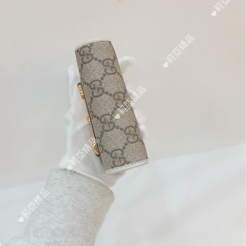 莉亞精品♡ Gucci 1955對開短夾 二手美品-5