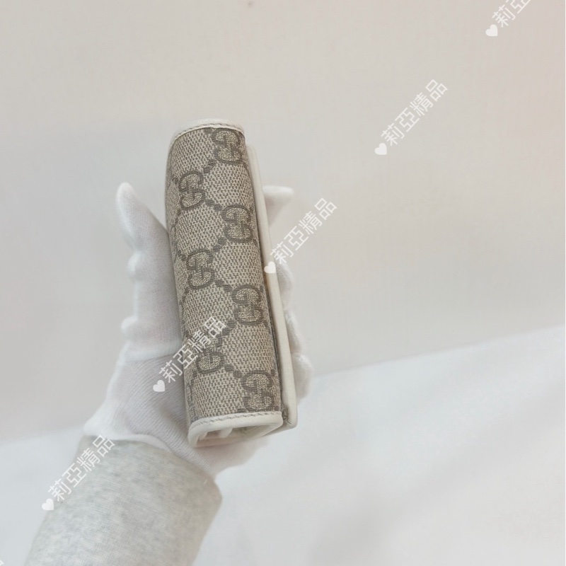 莉亞精品♡ Gucci 1955對開短夾 二手美品-6