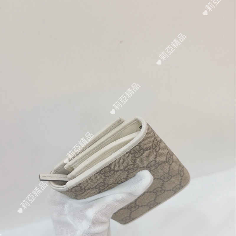 莉亞精品♡ Gucci 1955對開短夾 二手美品-7