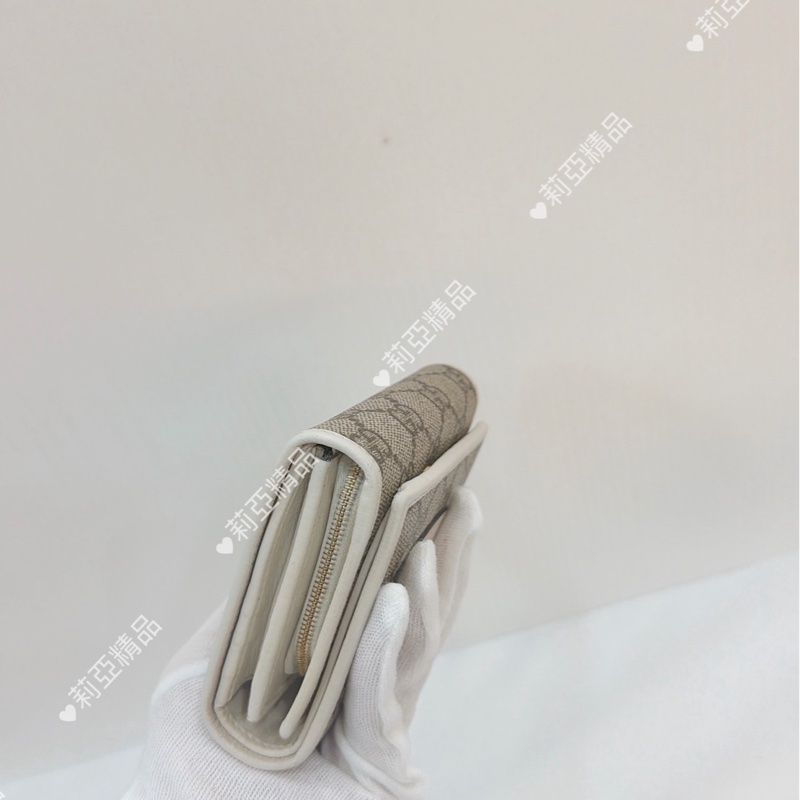 莉亞精品♡ Gucci 1955對開短夾 二手美品-9