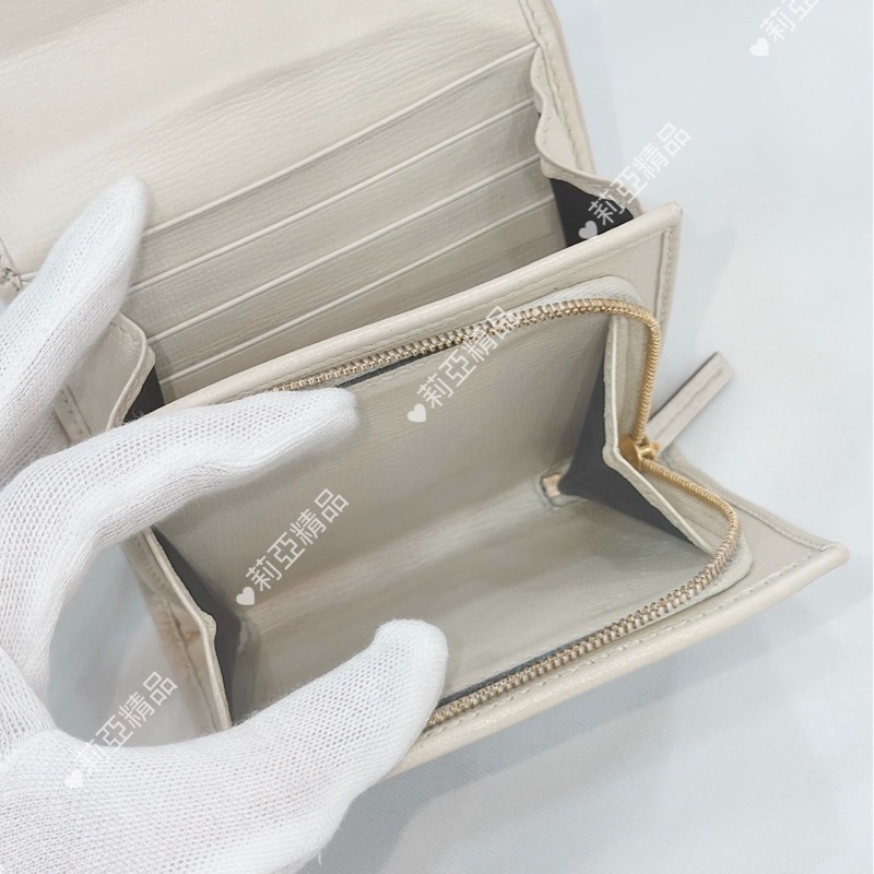 莉亞精品♡ Gucci 1955對開短夾 二手美品-13