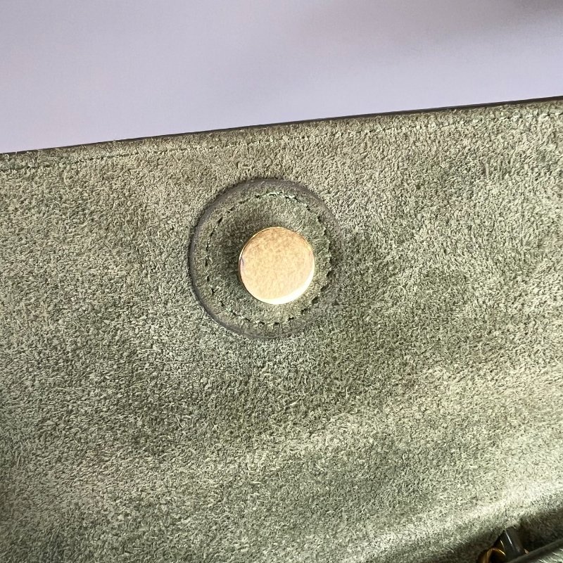 CELINE  橄欖綠鯰魚肩背包 MICRO-8