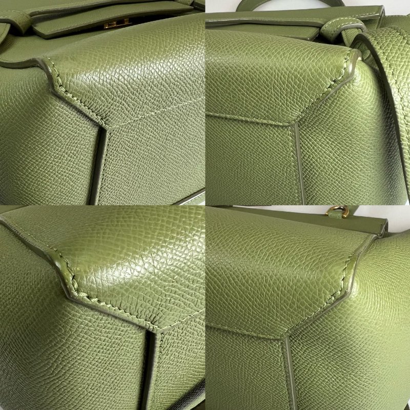 CELINE  橄欖綠鯰魚肩背包 MICRO-9