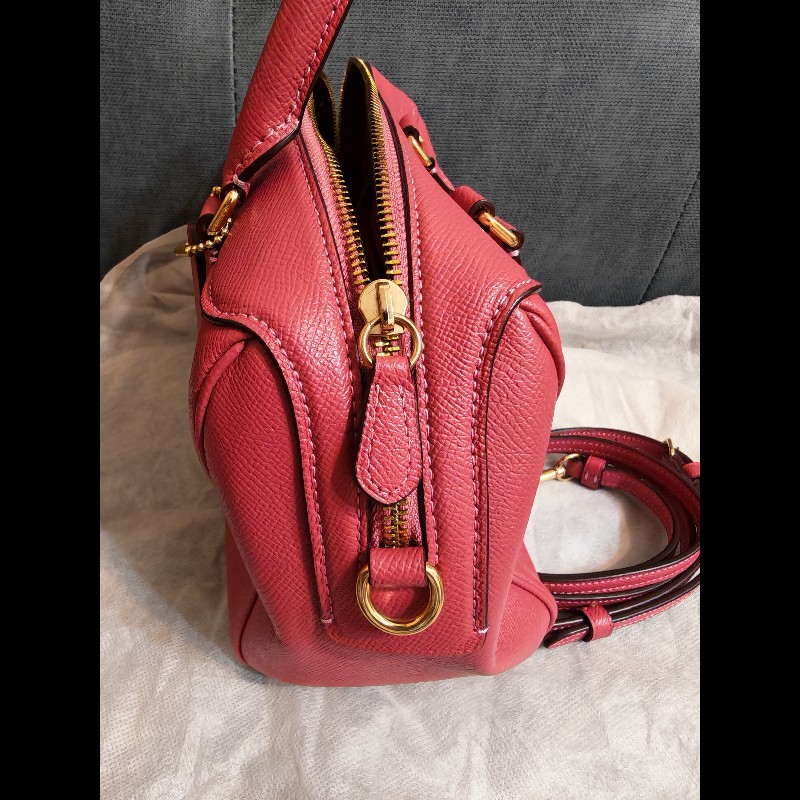 Coach經典波士頓包(乾燥玫瑰粉)-11