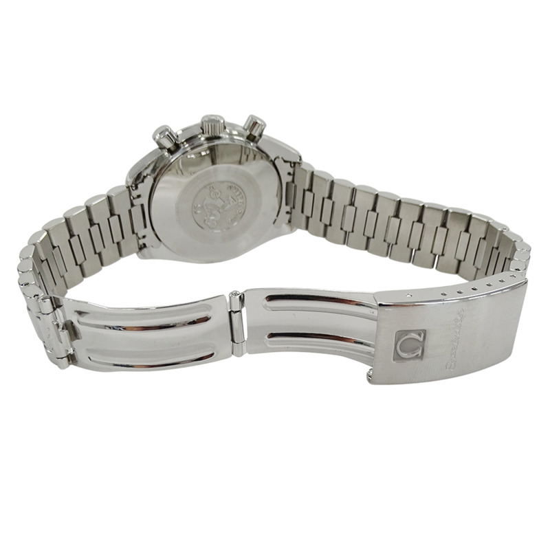 歐米茄超霸系列3510.20男士腕錶，品牌名稱，丸井限量版，計時碼錶，自動上鍊，不銹鋼（SS），銀色，白色-3