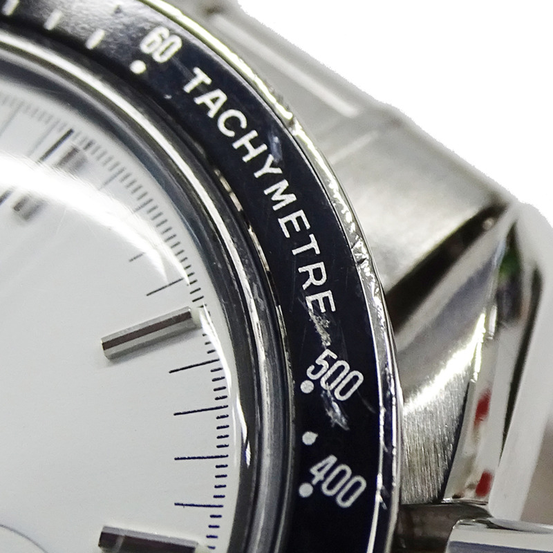 歐米茄超霸系列3510.20男士腕錶，品牌名稱，丸井限量版，計時碼錶，自動上鍊，不銹鋼（SS），銀色，白色-12