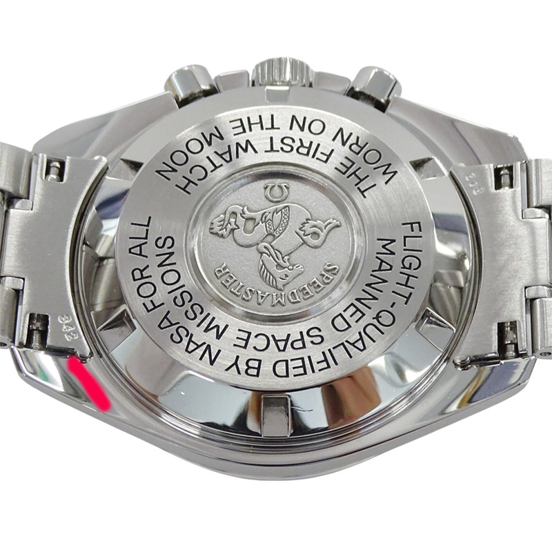 歐米茄超霸系列 3597.11.00 男士腕錶，品牌：阿波羅任務計時表，手動上鍊，不鏽鋼 (SS)，銀色和黑色。-5