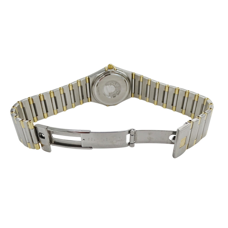 歐米茄星座系列 1372.30 女士腕錶，品牌名稱，石英機芯，不銹鋼 (SS) 與黃金 (YG) 組合，半條形錶帶-3