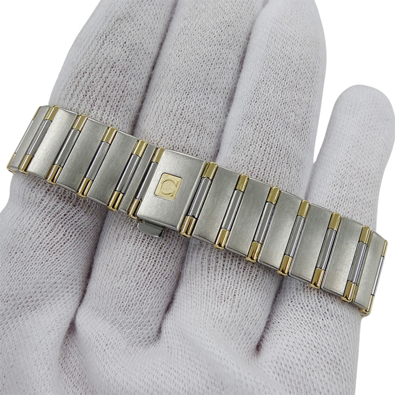 歐米茄星座系列 1372.30 女士腕錶，品牌名稱，石英機芯，不銹鋼 (SS) 與黃金 (YG) 組合，半條形錶帶-5