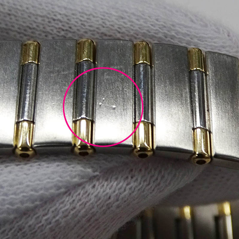 歐米茄星座系列 1372.30 女士腕錶，品牌名稱，石英機芯，不銹鋼 (SS) 與黃金 (YG) 組合，半條形錶帶-6