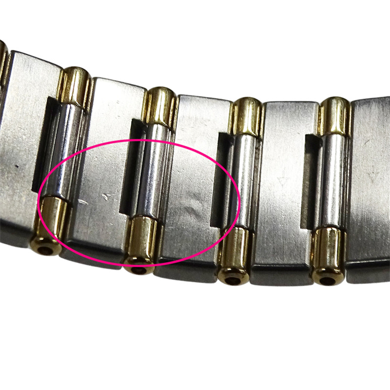 歐米茄星座系列 1372.30 女士腕錶，品牌名稱，石英機芯，不銹鋼 (SS) 與黃金 (YG) 組合，半條形錶帶-8