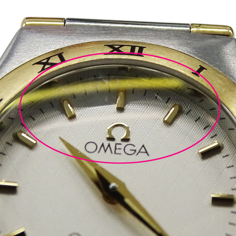 歐米茄星座系列 1372.30 女士腕錶，品牌名稱，石英機芯，不銹鋼 (SS) 與黃金 (YG) 組合，半條形錶帶-9