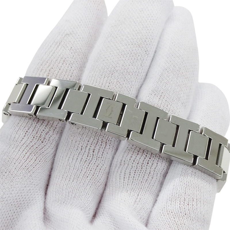 卡地亞 Miss Pasha 女士石英腕錶，不鏽鋼 (SS) W3140007，銀色，圓形-4