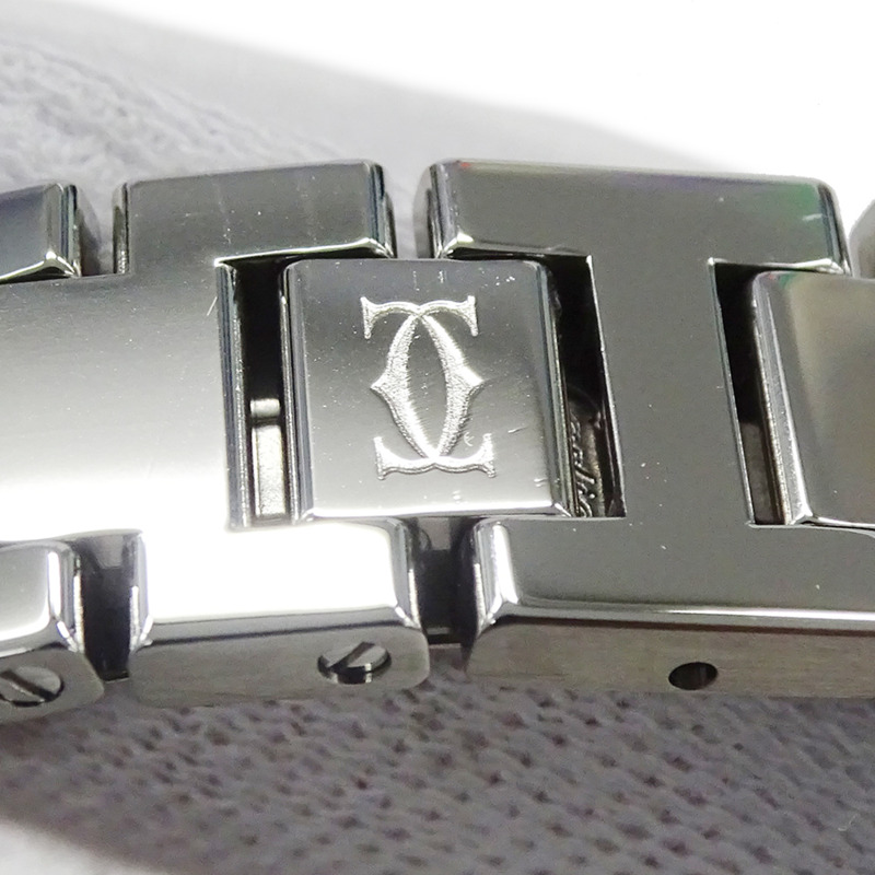 卡地亞 Miss Pasha 女士石英腕錶，不鏽鋼 (SS) W3140007，銀色，圓形-5