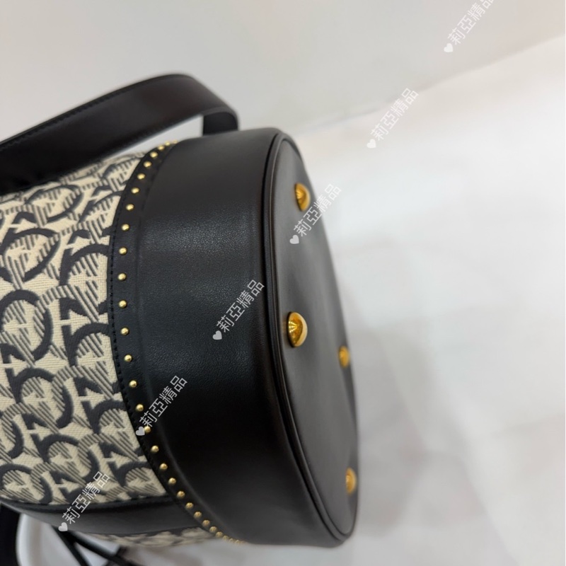 莉亞精品♡ Ferragamo 水桶包 二手美包-9