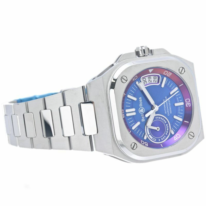 Bell & Ross BR-X5 炫彩精品店限量版 BRX5R-IRS-ST 不鏽鋼男士腕錶 40343-4