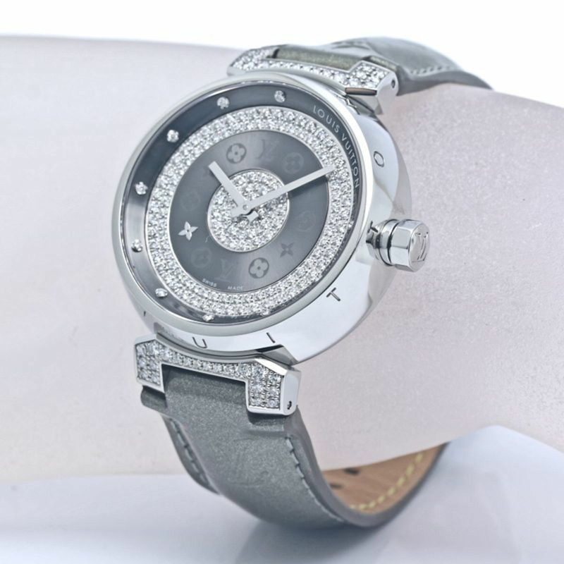 LOUIS VUITTON Tambour GM 鑽石 Q111U0 男士手錶 40325-2