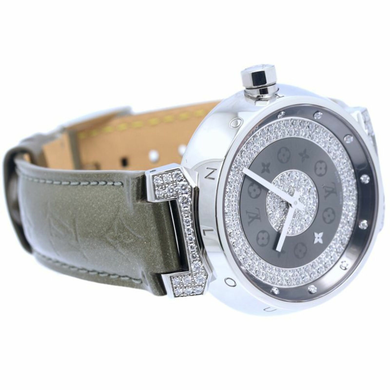 LOUIS VUITTON Tambour GM 鑽石 Q111U0 男士手錶 40325-4