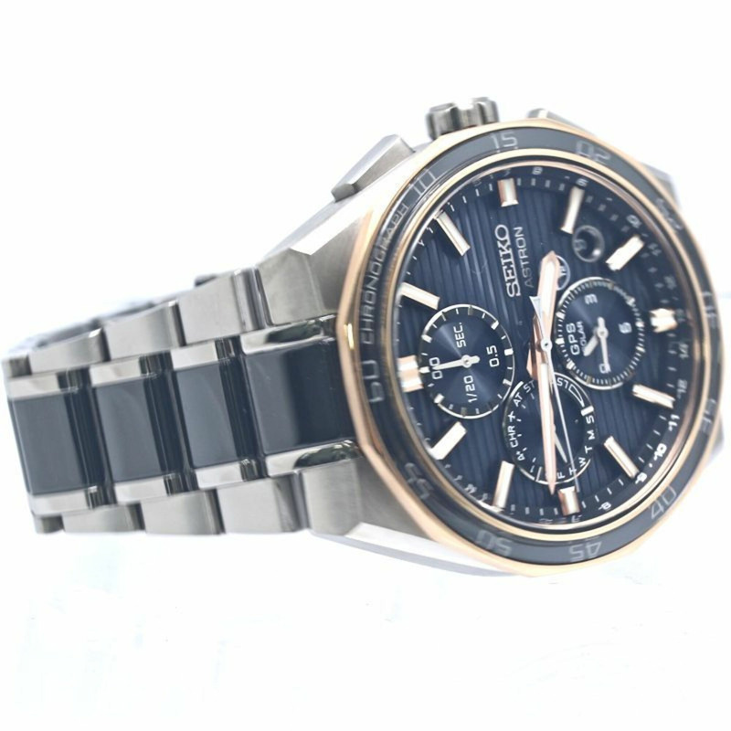 精工 Astron Nextar 2025 限量版 SBXC180 5X83-0AR0-1 GPS 太陽能電波男士腕錶，鈦金屬 x 陶瓷錶殼，40322-4