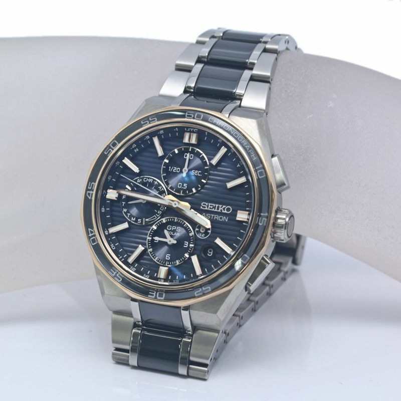 精工 Astron Nextar 2025 限量版 SBXC180 5X83-0AR0-1 GPS 太陽能電波男士腕錶，鈦金屬 x 陶瓷錶殼，40322-6