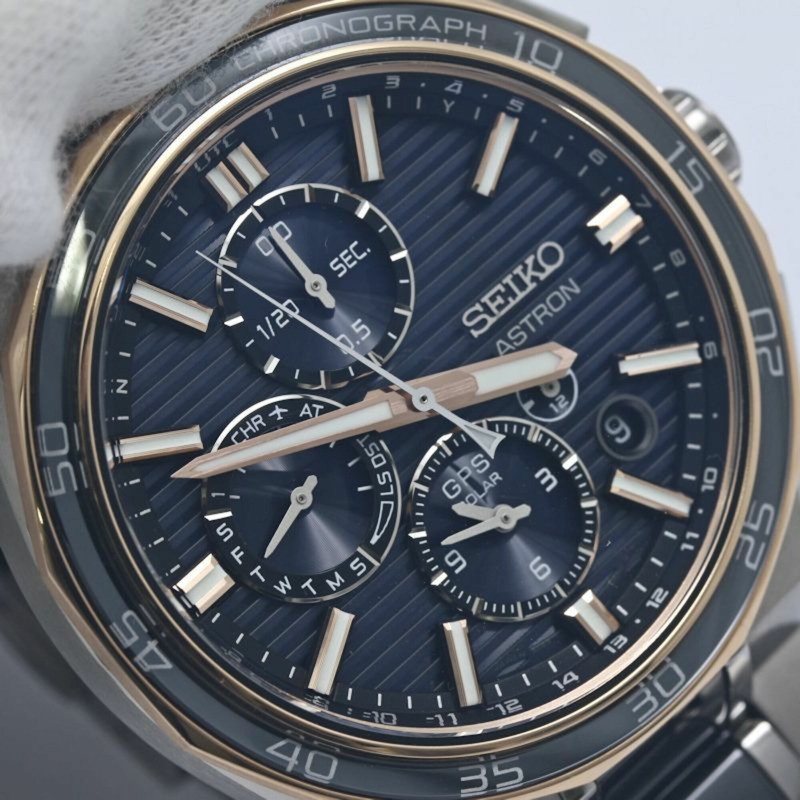 精工 Astron Nextar 2025 限量版 SBXC180 5X83-0AR0-1 GPS 太陽能電波男士腕錶，鈦金屬 x 陶瓷錶殼，40322-7