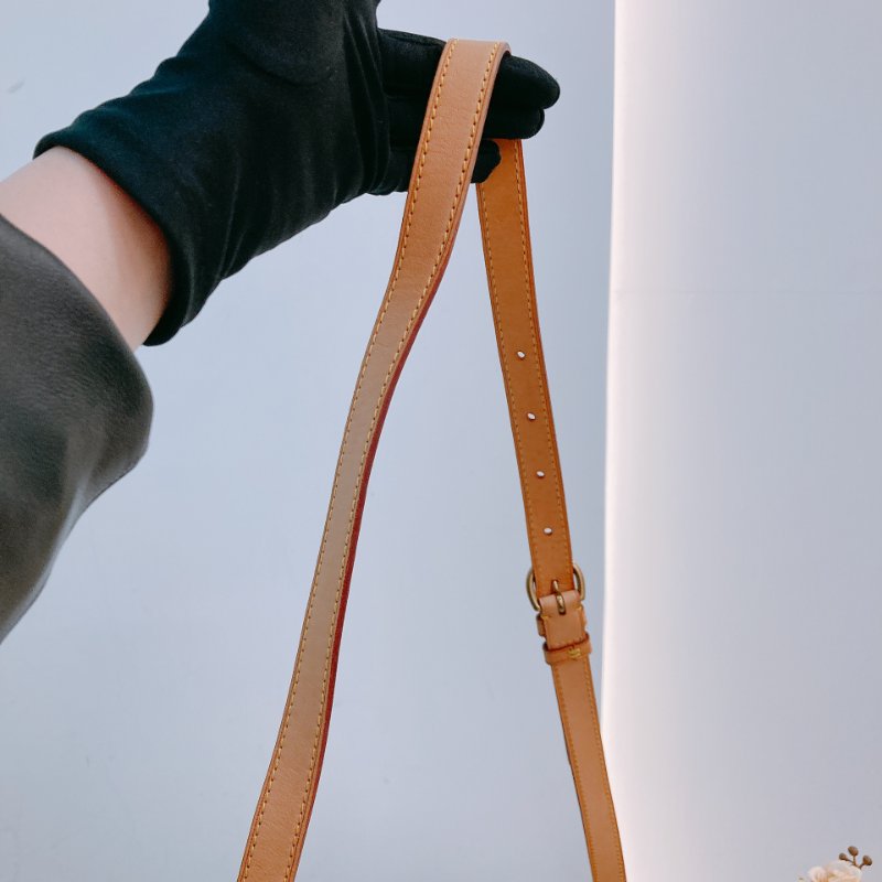 MS0638 Louis Vuitton 路易威登 三角金球 斜背 帆布 金扣 Popincourt Long Canvas Monogram x GHW-17