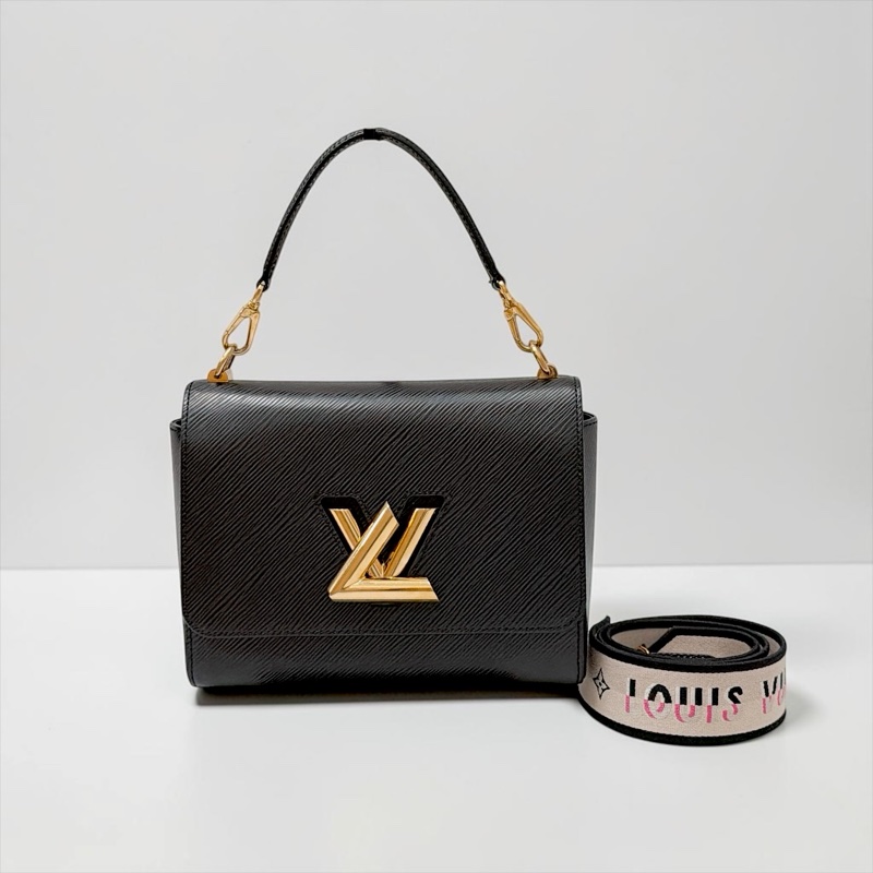 莉亞精品♡ Lv Twist MM黑金 二手美包-0