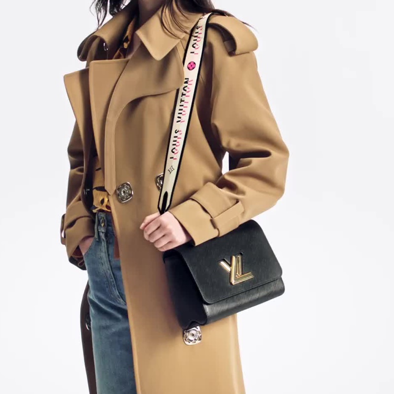 莉亞精品♡ Lv Twist MM黑金 二手美包-1