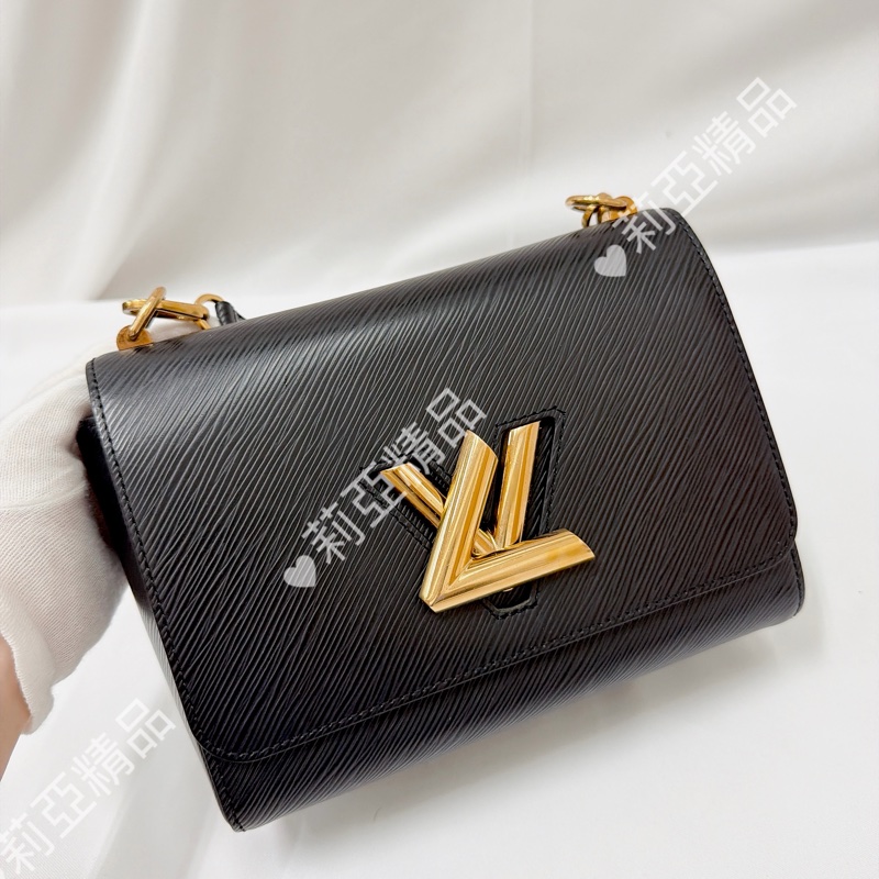 莉亞精品♡ Lv Twist MM黑金 二手美包-2