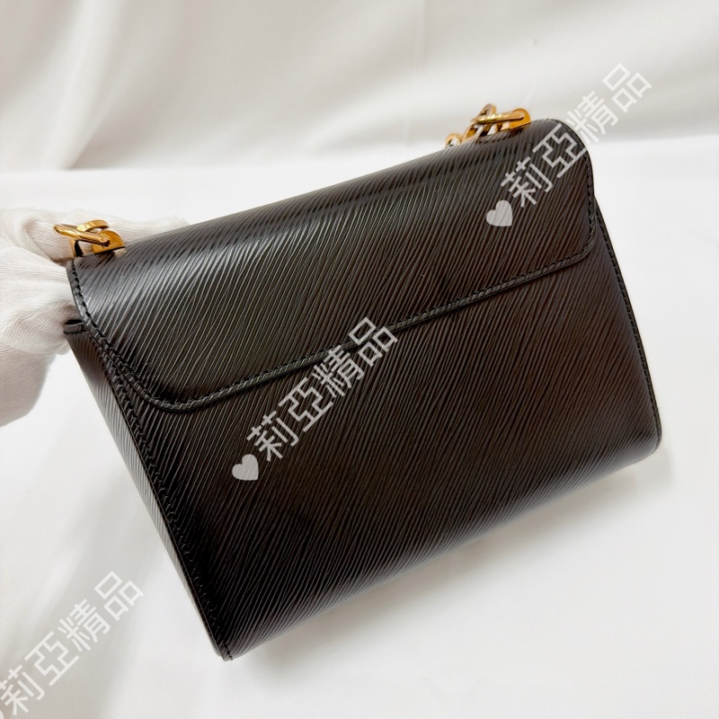莉亞精品♡ Lv Twist MM黑金 二手美包-3