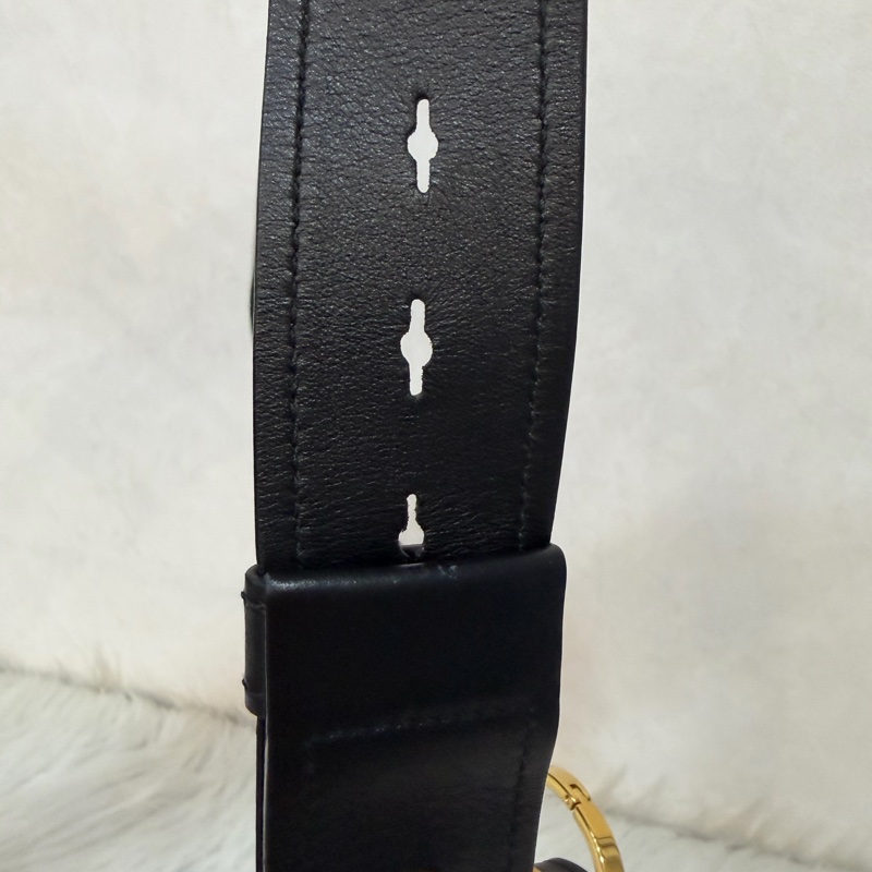 PRADA 1BD039 紅皮 黑皮 拼接 金釦 馬鞍包 斜背包-50