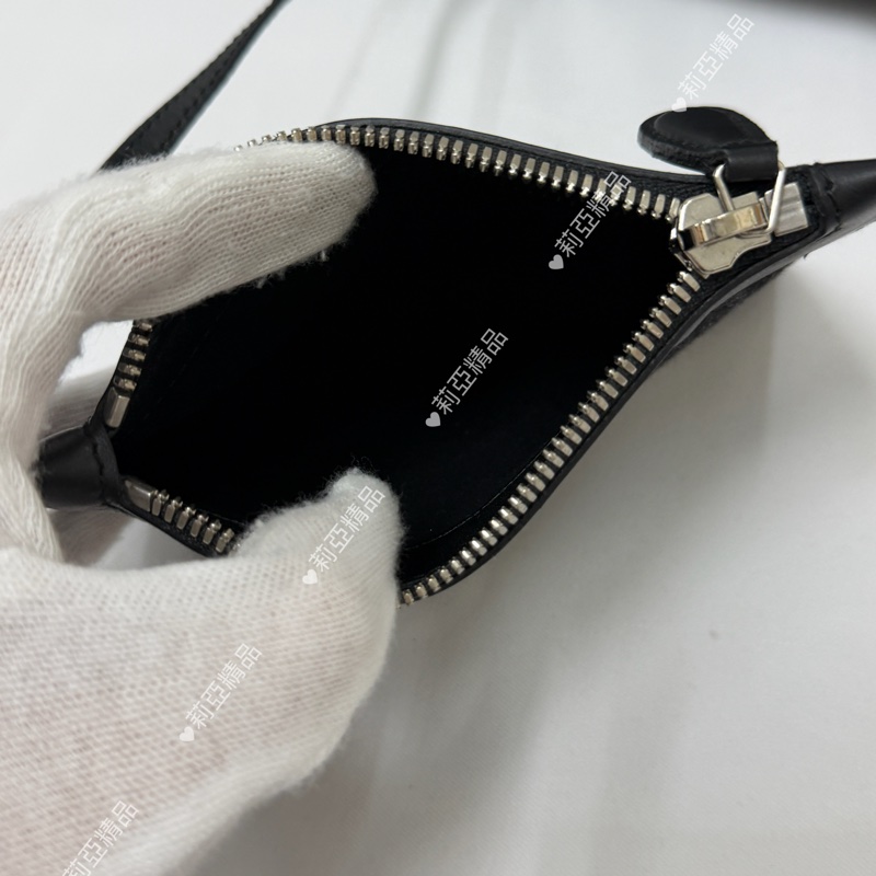 莉亞精品♡ BALENCIAGA 黑灰牛仔帆布包 二手美包-15