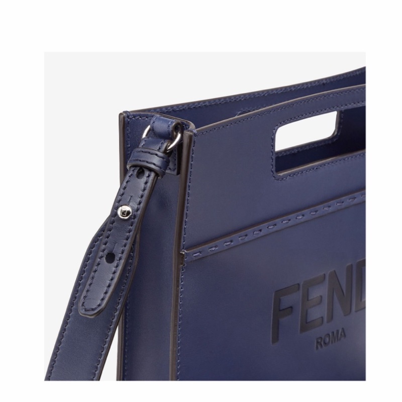 Fendi 男士 迷你徽標托特手提包均碼碼MINI、24 X 5 X 19 CM-4