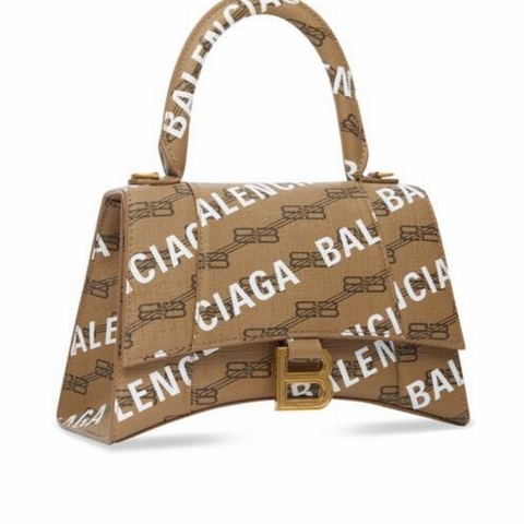 Balenciaga 女士 HOURGLASS 小號手提包均碼碼小號、22.7 X 9.9 X 15 CM