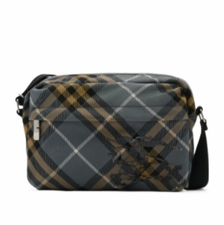 Burberry 男士 小號格紋斜挎包均碼碼22.5cm*6.5cm*16cm