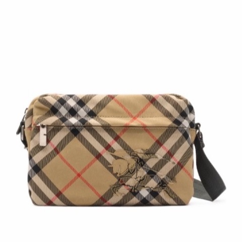 Burberry 男士 小號格紋斜挎包均碼碼小號、22.5cm*6.5cm*16cm