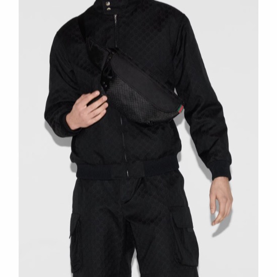Gucci 男士 小號GG腰包90 均碼碼小號、32cm*5cm*17cm-3