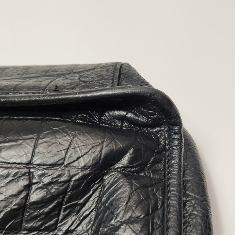 Saint Laurent Niki中型牛皮純色YSL標誌單肩包-25